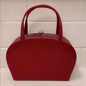 Ann Taylor Red Evening Bag - Vintage